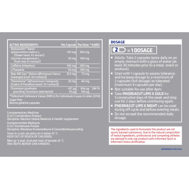 Usn, Phedra Cut Lipo X Gold, 80 Capsules, 40 Servings