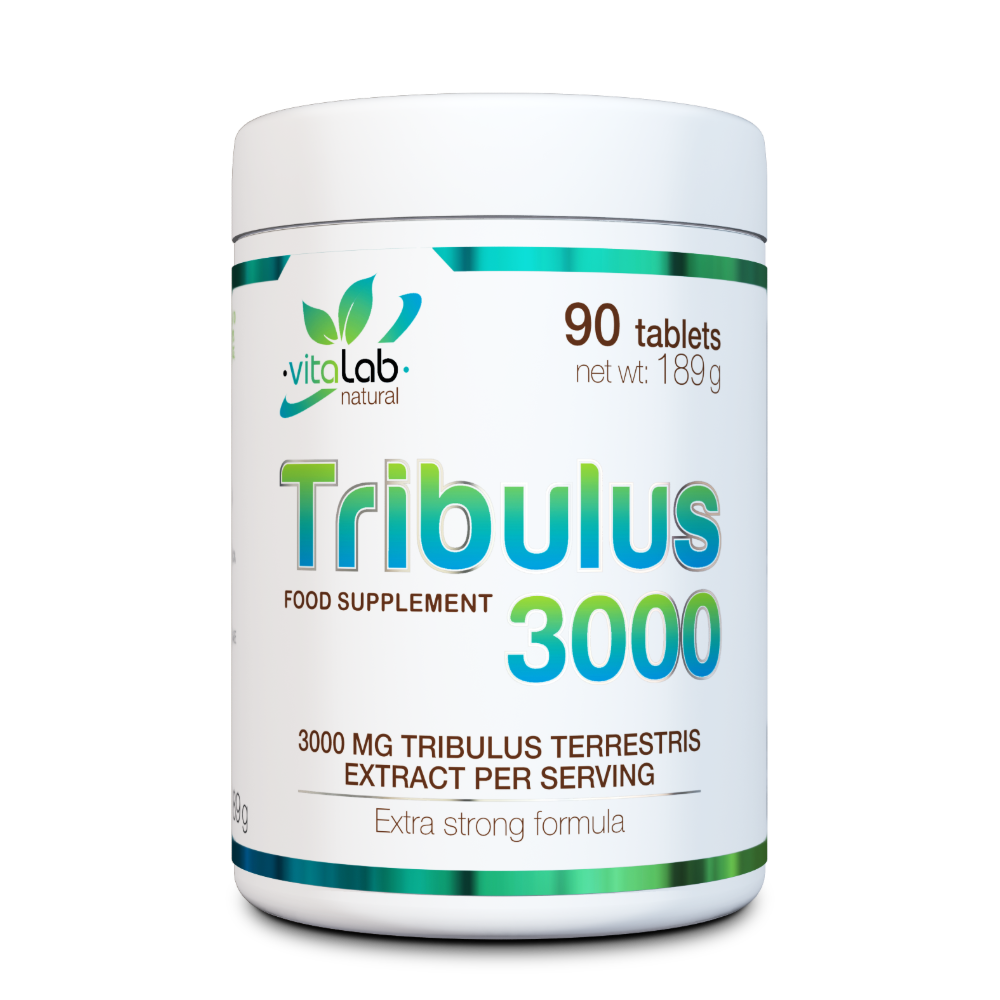 Vitalab Natural, Tribulus 3000, 90 Tablets, 45 Servings