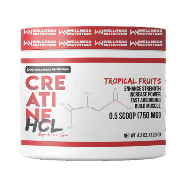Wellness Nutrition, Creatine HCL, 120g, 120 Servings