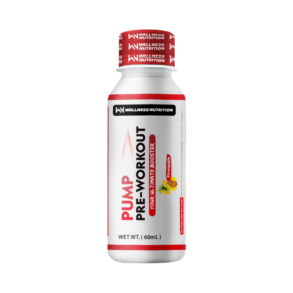 Wellness Nutrition, Pump Pre-Workout Shot, 60ml, 1 Serving