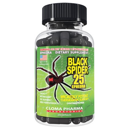 Cloma Black Spider - 100Cap - 100Serv