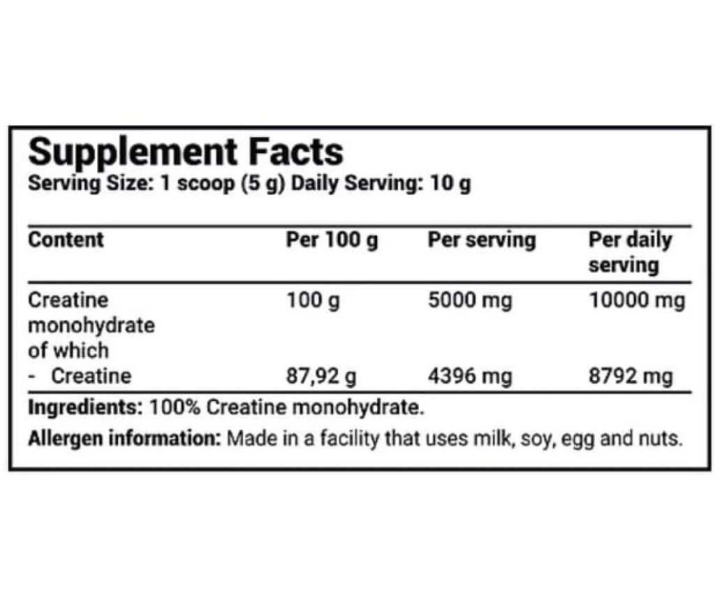 Superior Creatine 300g 60 servings Unflavoured - Image 2
