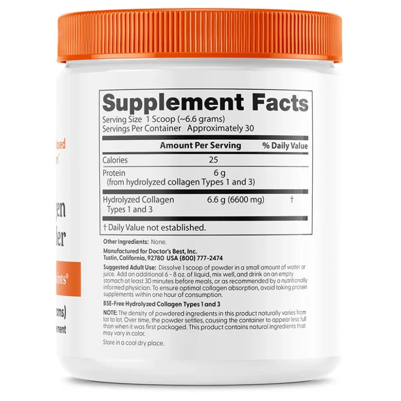Doctor Best Collagen - 200g - 30Serv - Image 2