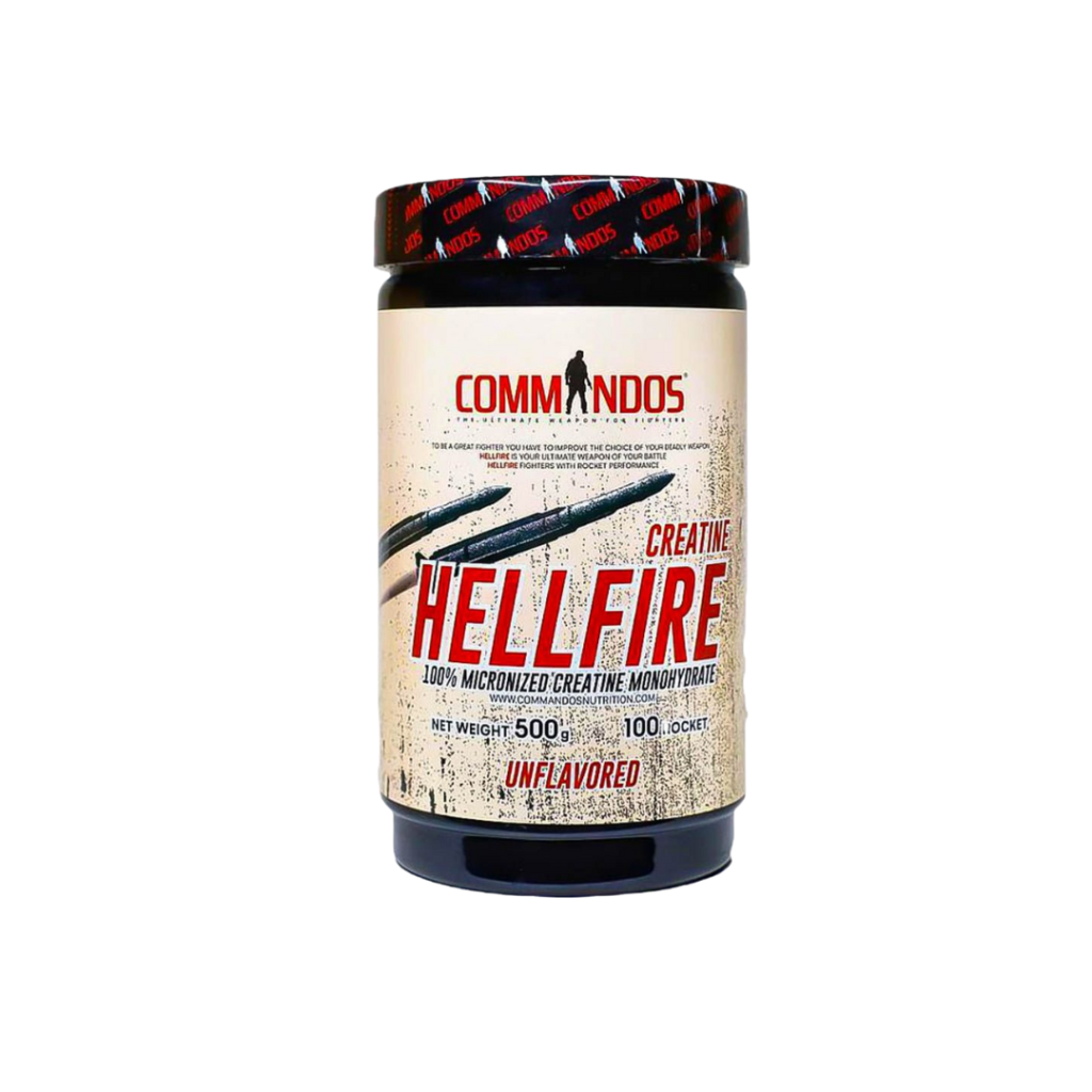 Commandos Hellfire Creatine - 500g - 100Serv