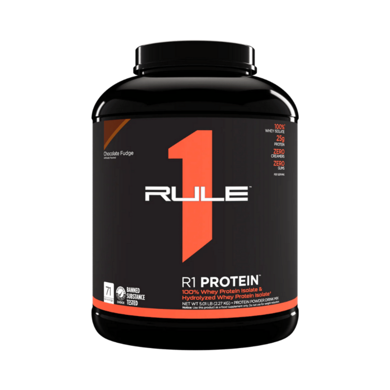 R1 Protein Whey Isolate Hydrolysate Chocolate Fudge 2280g 76Serv
