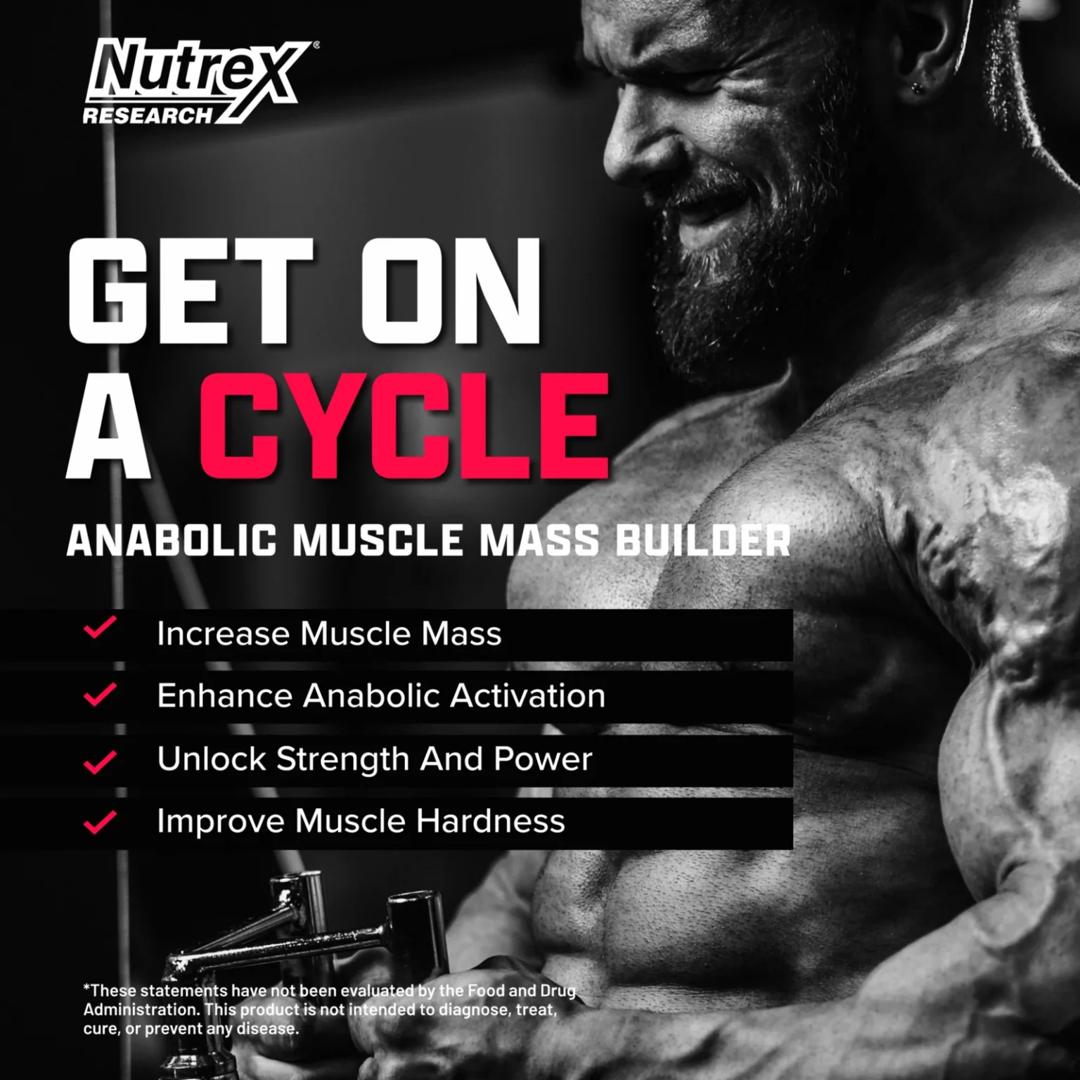 Nutrex Research, Anabol Hardcore, 60 capsules, 60 servings