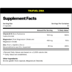 Trufuel, ZMA, 90 capsules, 30 Servings