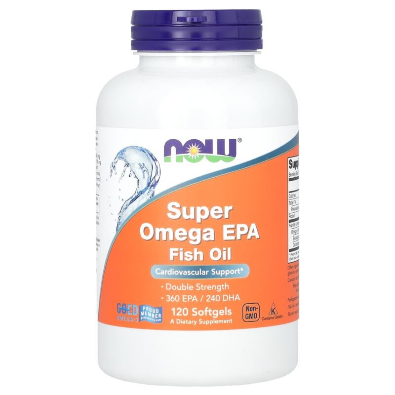 NOW Foods, Super Omega EPA Fish Oil 120 Softgels