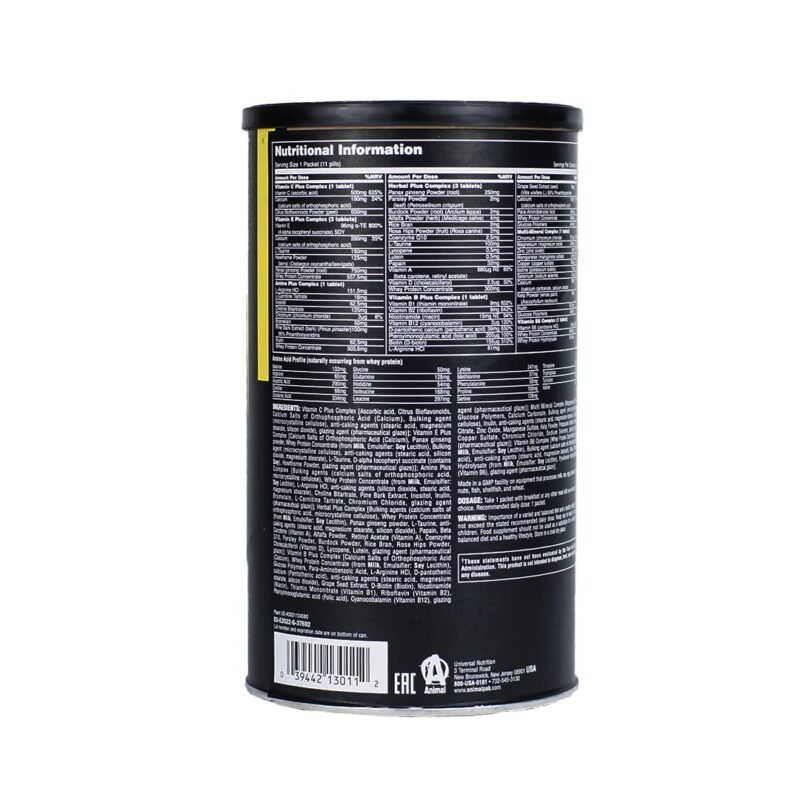 Animal PAK Ultimate Foundation 44 Packs - Image 2