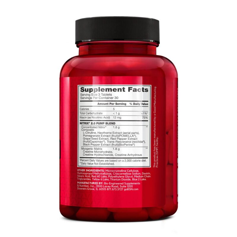 BSN Nitrix 2.0 - 90Tab - 15Serv - Image 2