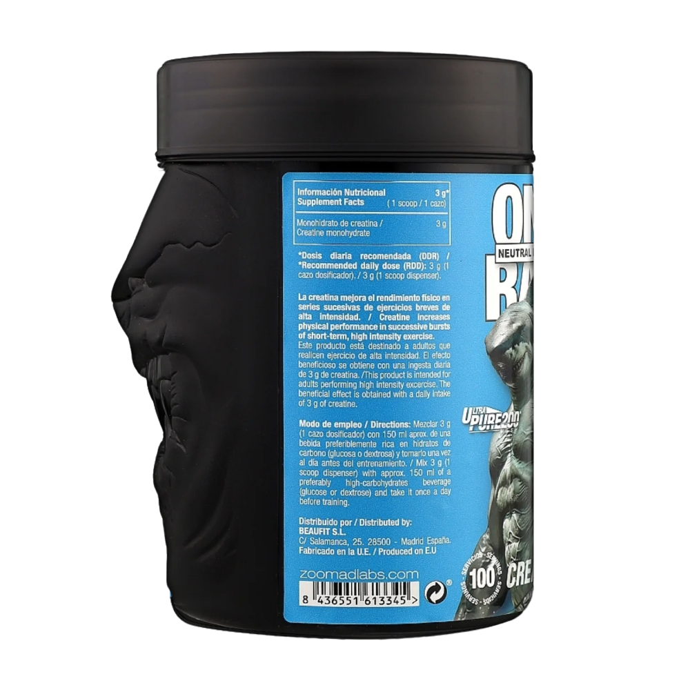 ZooMad Labs, One Raw Creatine Monohydrate, 300g, 100 Servings