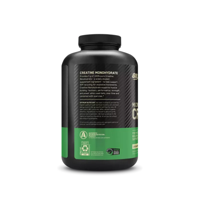 Optimum Nutrition Creatine Micronized - 600g - 120Serv - Image 3