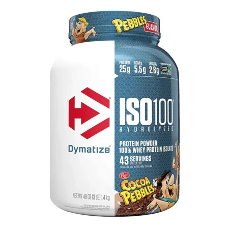 Dymatize - ISO100 Hydrolyzed100% Whey Protein Isolate,3 lb 1.4 kg.