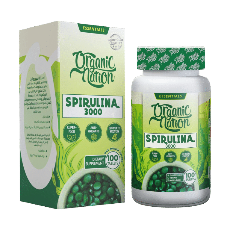 Organic Nation, Spirulina, 100 Tablets, 33 Servings