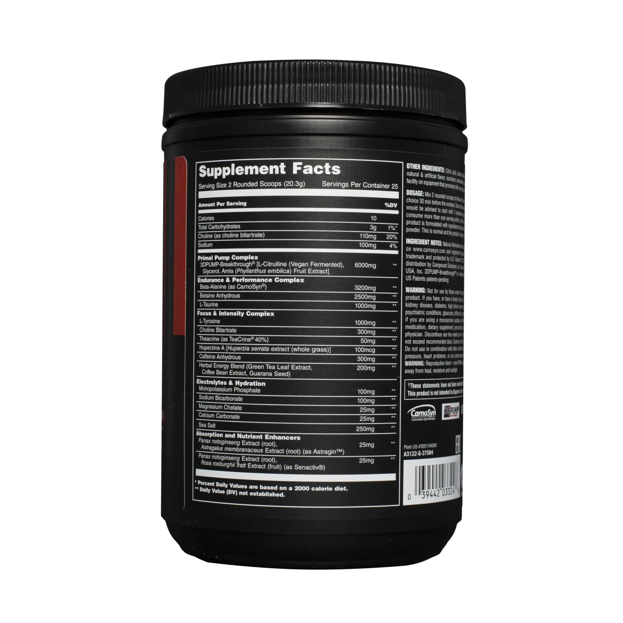 Animal Primal Preworkout Powder-507.5g - Image 2