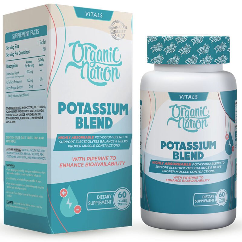 Organic Nation Potassium Blend - 60Tab - 60Serv