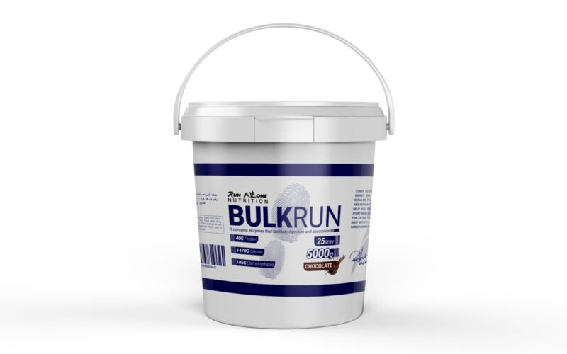 Run Alone  Bulk Mass Gainer -Chocolate - 5000g - 25Serv