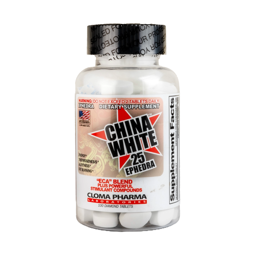 Cloma pharma, China White, 100 Tablet, 100 Serving