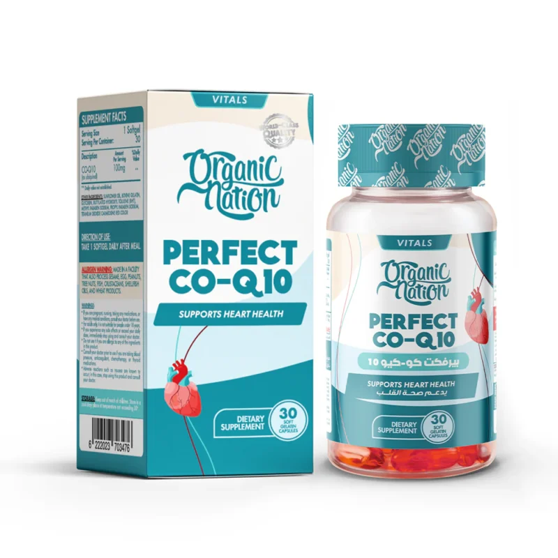 Organic NationPerfect Co-Q10 30Soft Gel 30Serv