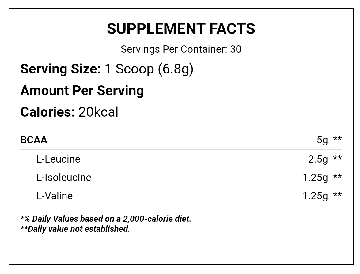 Limitless Alpha, BCAAs, 30 Servings