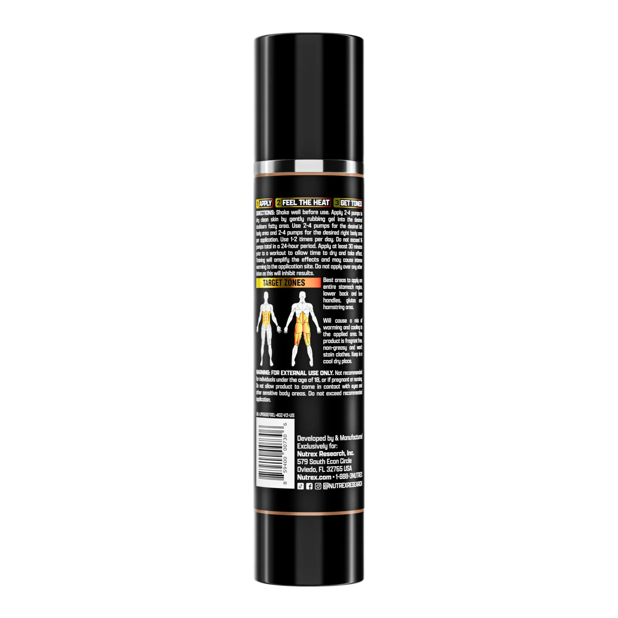 Nutrex Research, Lipo-6 Defining Gel, 120ml - Image 2
