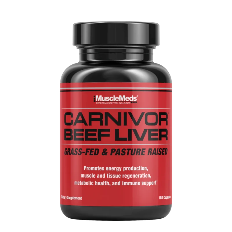 Muscle Meds Carnivor - Beef Liver - 180Cap - 30Serv