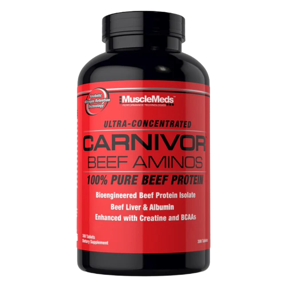 Muscle Meds, Carnivor Beef Amino, 300 Tablets, 100 Servings