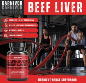 MuscleMeds, Carnivor Beef Liver, 180 Capsules, 30 Servings