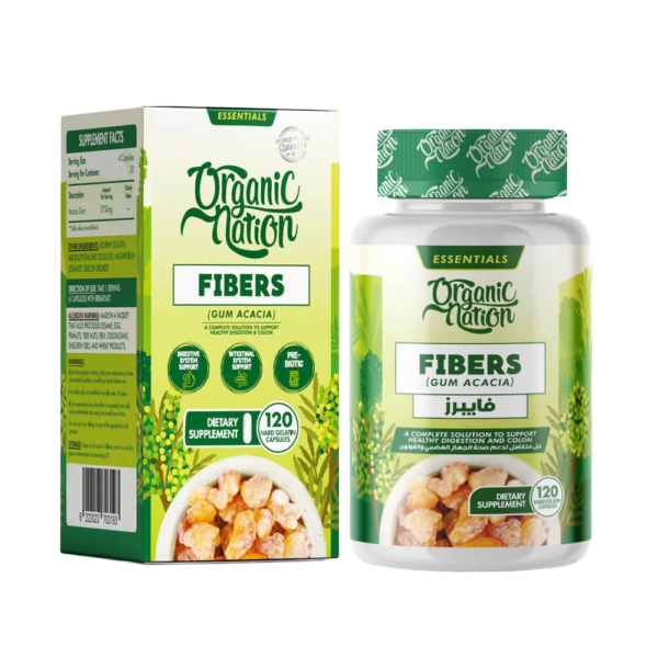 Organic Nation, Fibers, 120 Capsules, 30 Servings