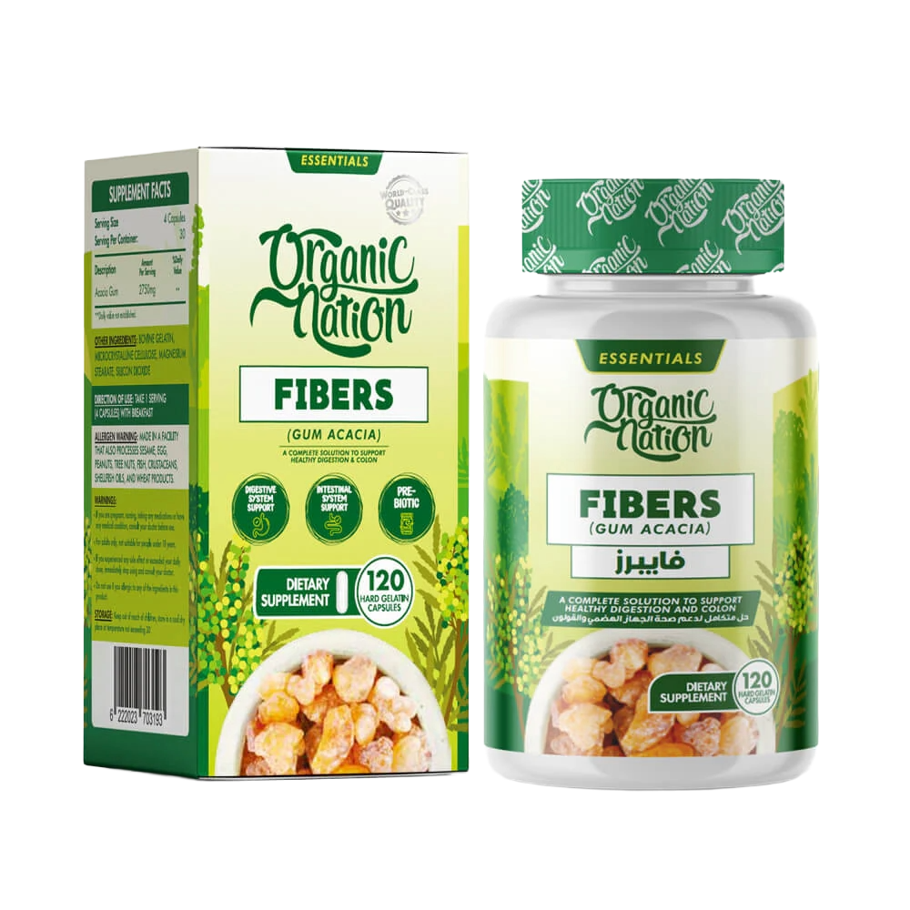 Organic Nation, Fibers, 120 Capsules, 30 Servings