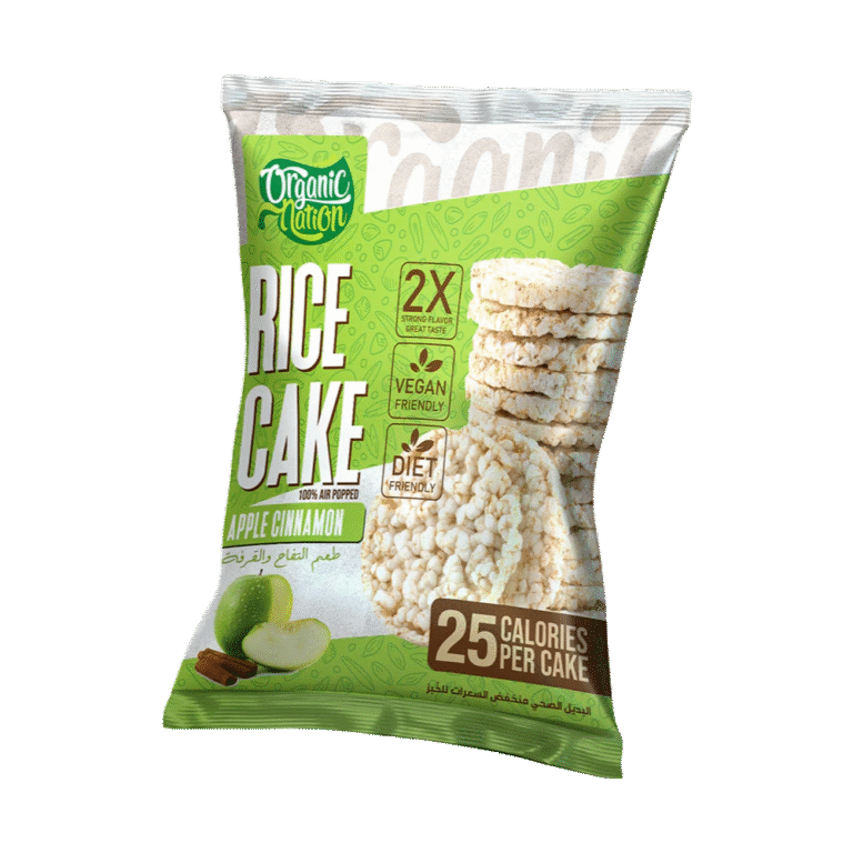 Organic Nation, Rice Cake, 5 Pieces, 20g