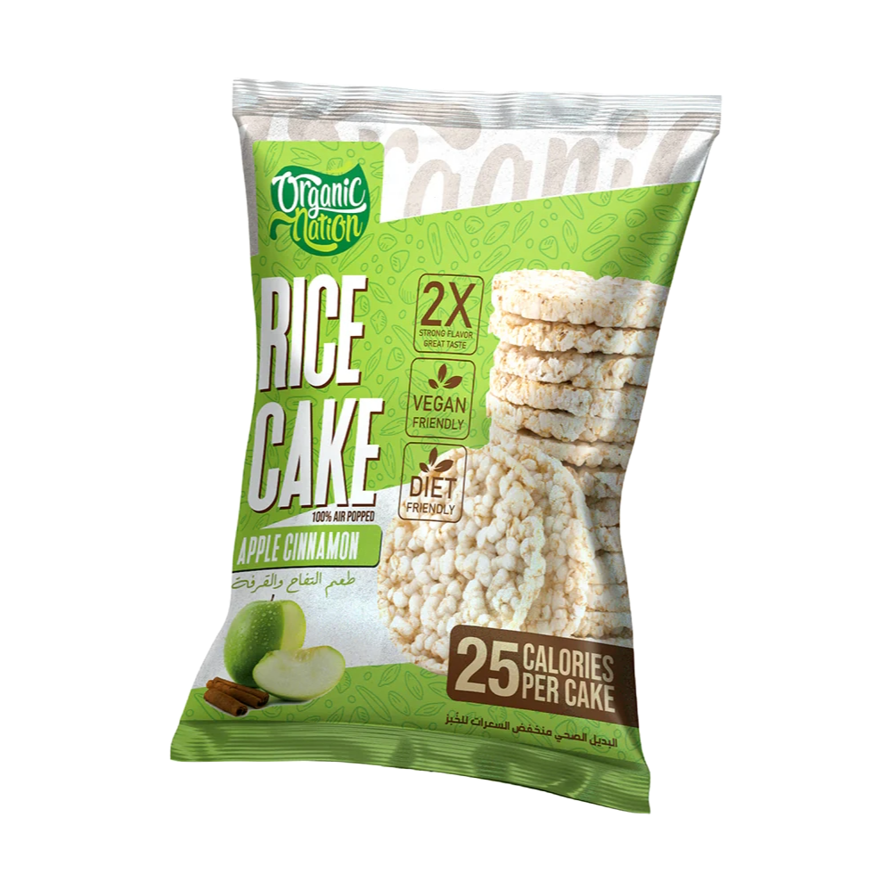 Organic Nation, Rice Cake, 5 Pieces, 20g