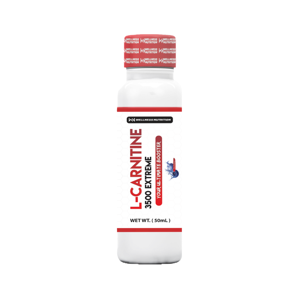 Wellness Nutrition, L - Carnitine Extreme Shot, Blueberry, 50ml, 2 Serving