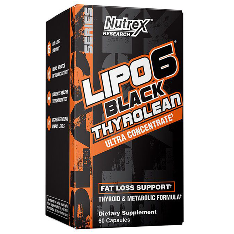 Nutrex Lipo 6 Black Thyrolean - 60Tab - 60Serv