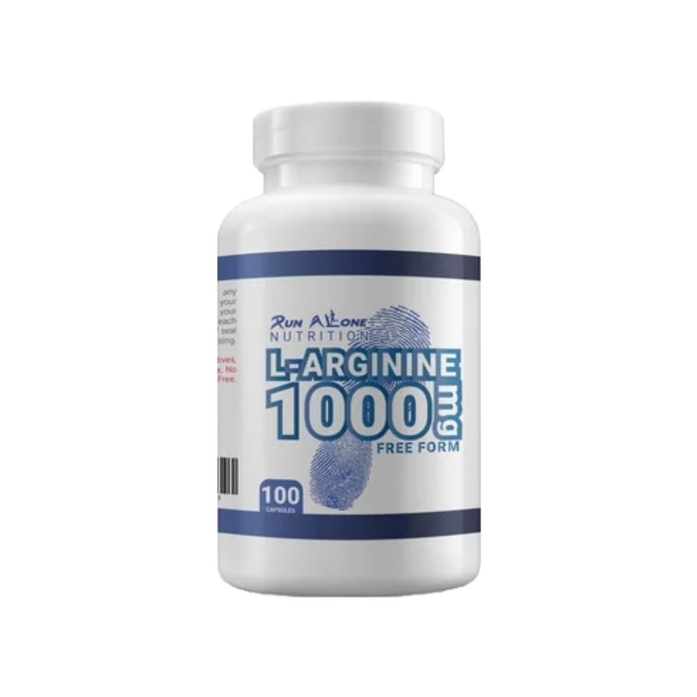 Run Alone nutrition, L- Arginine, 1000Mg, 100 Capsules, 100 Serving