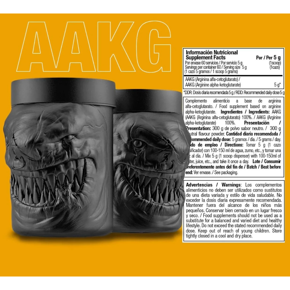 Zoomad Labs, One Raw AAKG, Unflavored, 300G, 60 Servings