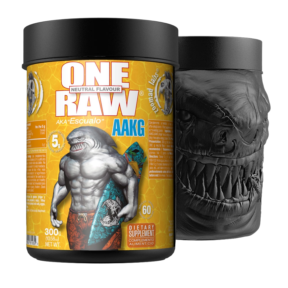 Zoomad Labs, One Raw AAKG, Unflavored, 300G, 60 Servings
