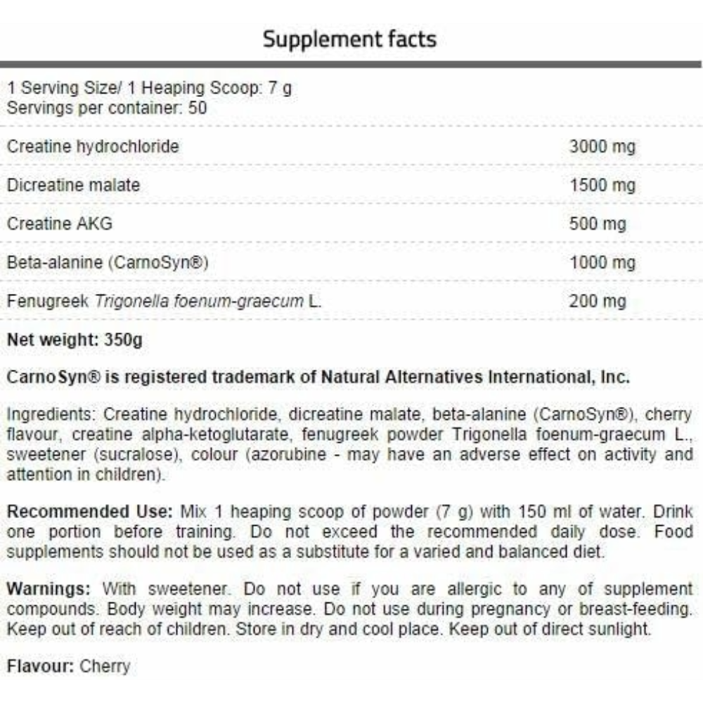 FA Nutrition, Crea Core, 340g, 50 Servings