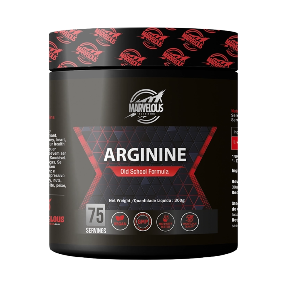 Marvelous nutrition, L-Arginine, Unflavoured, 300g, 75 Servings