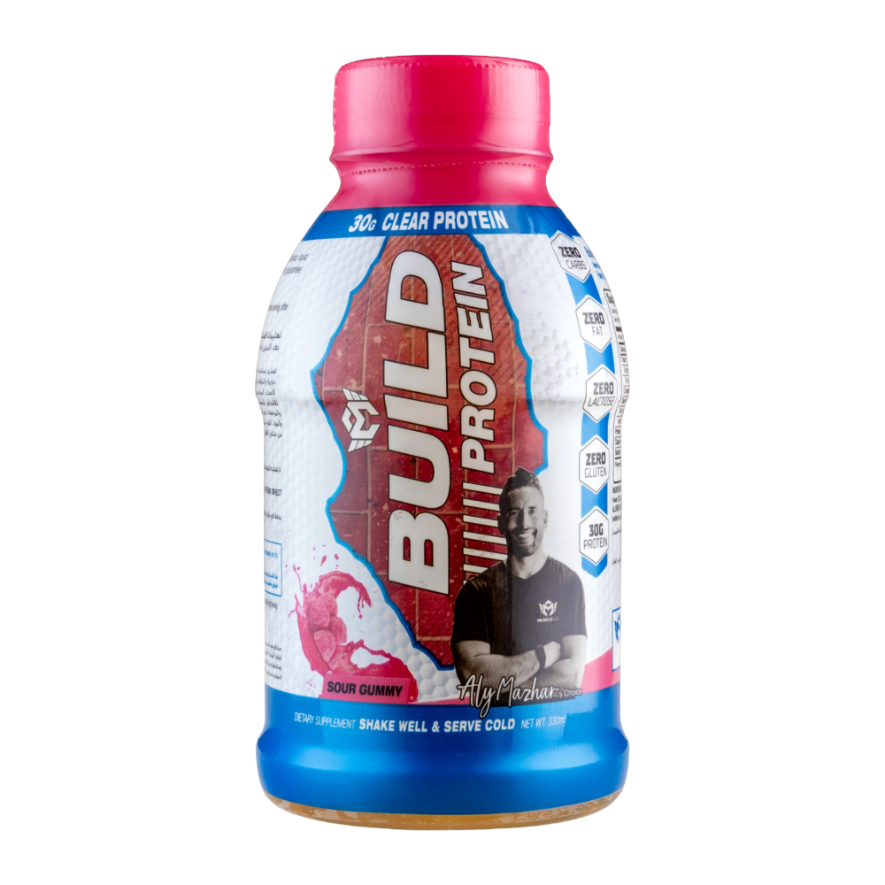 Muscle Add, Liquid Build Protein, 330ML, 1 Servings Sour Gummy Muscle Add, Liquid Build Protein, 330ML, 1 Servings