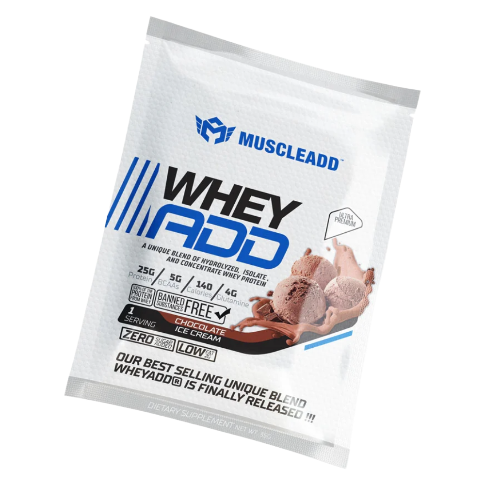 Muscle Add, Whey Add, 35G, 1 Servings Chocolate Ice Cream Muscle Add, Whey Add, 35G, 1 Servings
