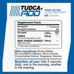 Muscleadd, Tudca+ ADD, 60 Capsules, 60 Servings