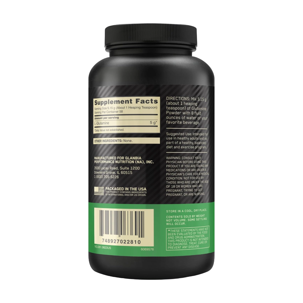 Optimum Nutrition, Glutamine Powder, 300G, 58 Servings