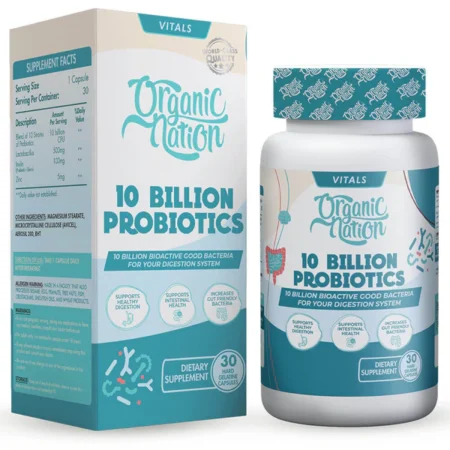 Organic Nation 10 Billion Probiotics 30 Capsules