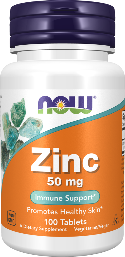 Now Foods Zinc gluconate 50mg 100 Tablets