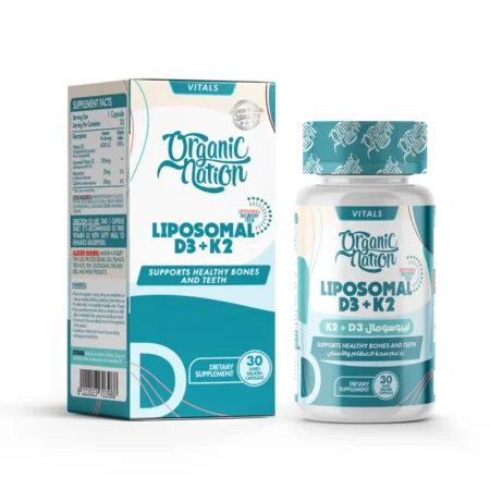 Organic Nation Liposomal D3+K2 30 Capsules 30Serv