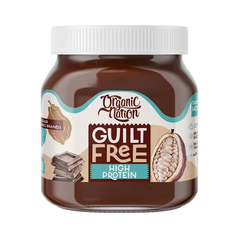 Organic Nation Guilt Free High Protein Chocolate Spread - 370 gm