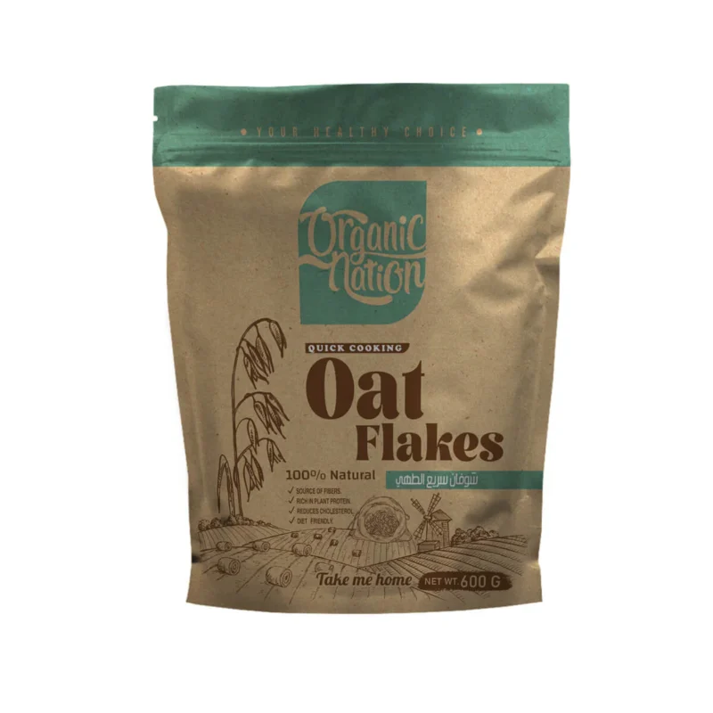 Organic Nation Oat Flakes QuickCooking 600g