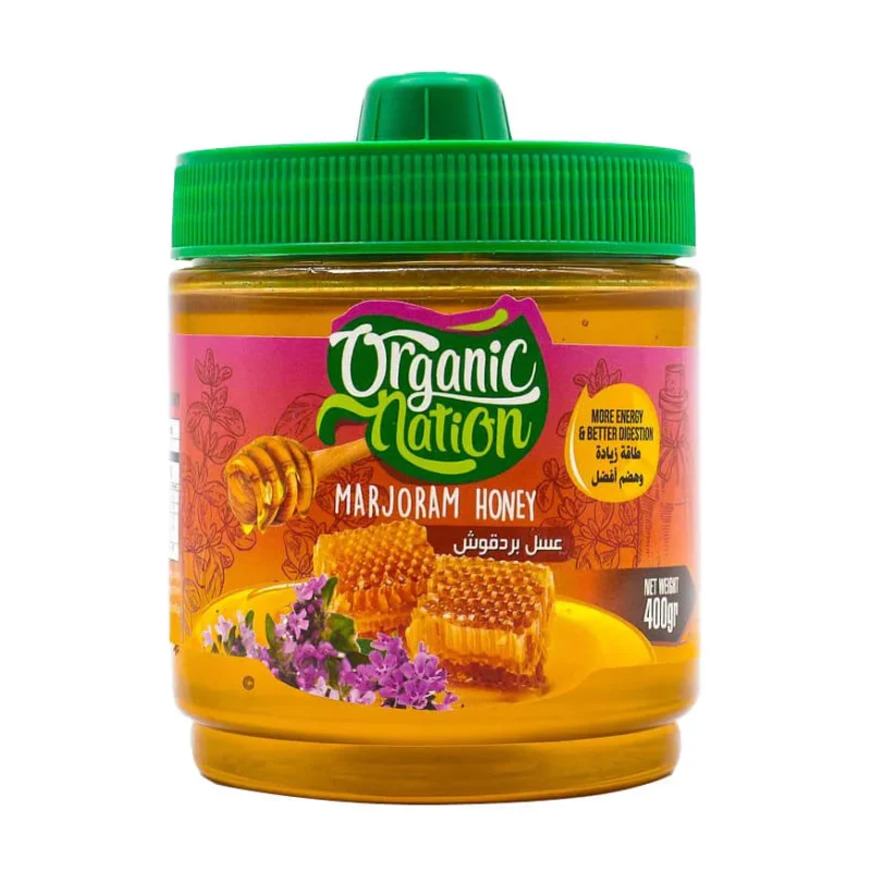 Organic Nation Marjoram Honey 400g