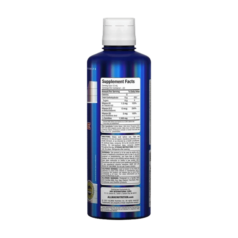 Allmax Nutrition, Liquid L-Carnitine 1500, 473ml, 32 Servings